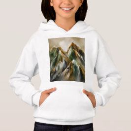 Målade berg t shirt
