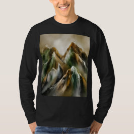 Målade berg t shirt