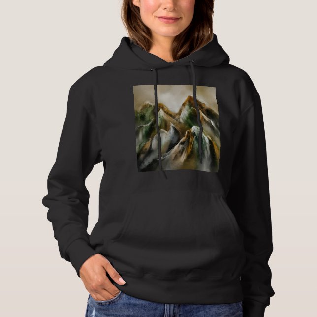 Målade berg t shirt (Framsida)