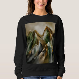 Målade berg t shirt