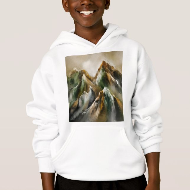 Målade berg  t shirt (Framsida)