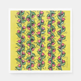 Målade blåmögelsviner från Party Napkins Pappersservett