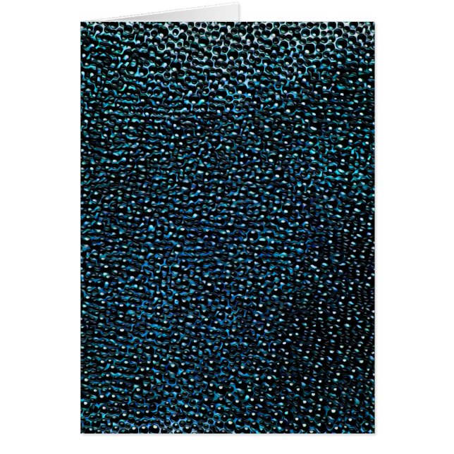 Målade blåttgems hälsningskort (Framsidan)