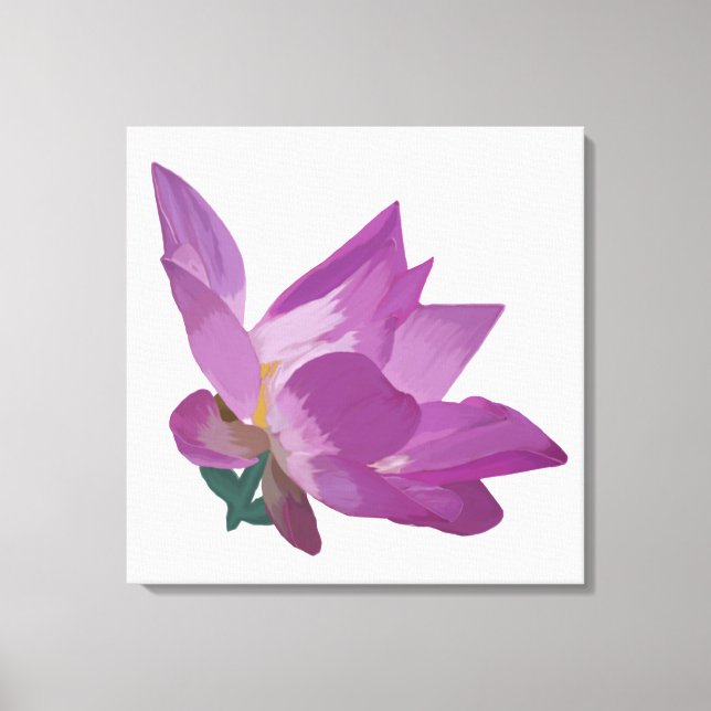 Målade blommor canvastryck (Framsida)