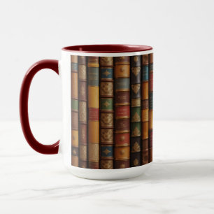 Målade bokmuggar Nyhet 3d Målade böcker kaffe  Mugg