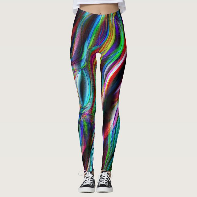 Målade Dunes Leggings (Framsida)