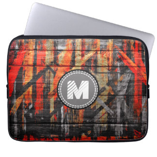 Målade färger Trä utseende #2 Laptop Sleeve