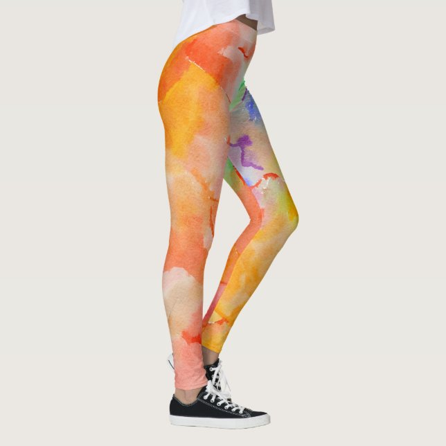 Målade fläckar Leggings  (Höger)