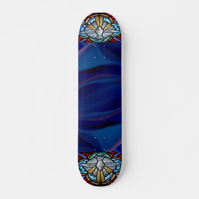 Målade glasfönster Skateboard (Framsida)