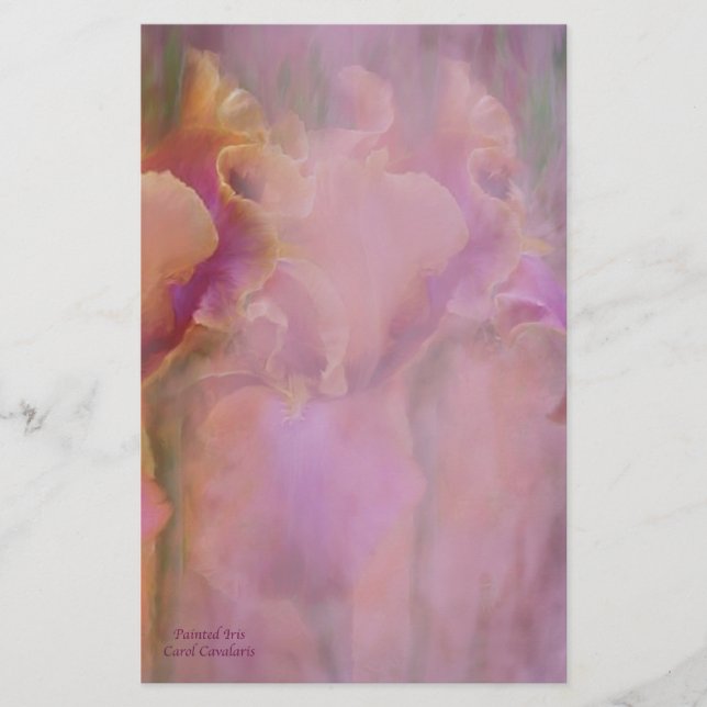 Målade irislager brevpapper (Framsida)