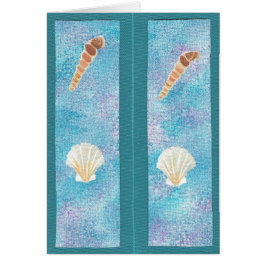 Målade kontrollceller på bokmärkekort hälsningskort