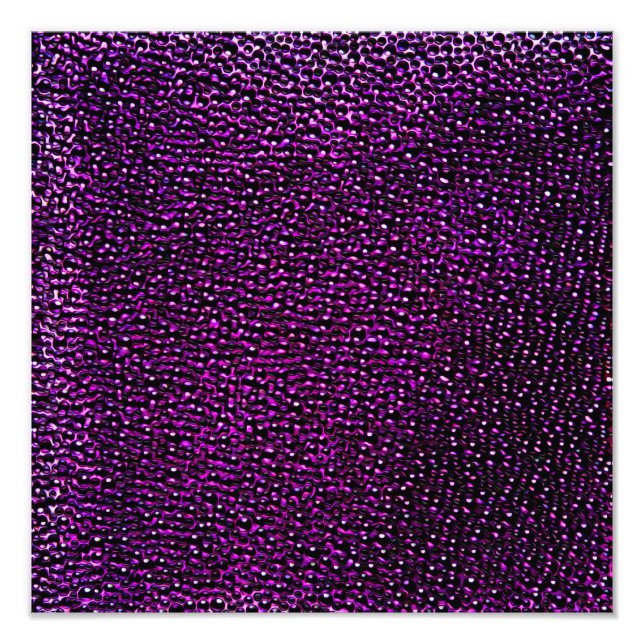 Målade lila gems fototryck (Framsidan)