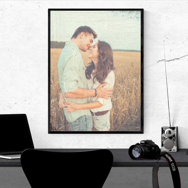 Målade penseldrag målade övertäckningsfoto poster (Skapare uppladdad)