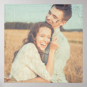 Målade penseldrag målade övertäckningsfoto poster