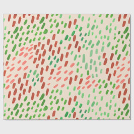 Målade prickar jordton presentpapper