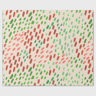 Målade prickar jordton presentpapper