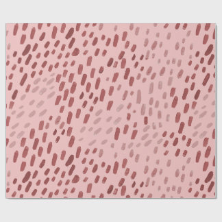 Målade prickar rosa presentpapper