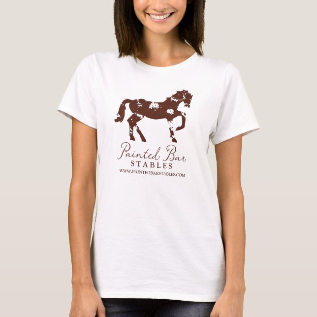 Målade pubstall - damT-tröja T-shirt (Framsida)