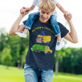 Målade soptrucks soptröja fest anpassad t shirt