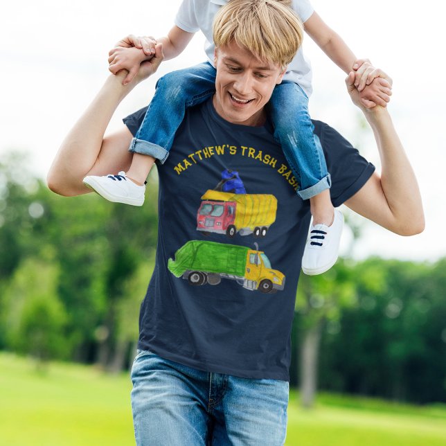 Målade soptrucks soptröja fest anpassad t shirt (Skapare uppladdad)