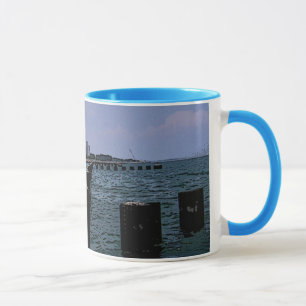 Målade stränder vid Lake Michigan Mugg