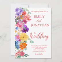 Målade vilda trädgårdsblommor foto skript 