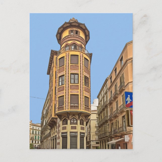 Malaga. #11. vykort (Framsida)