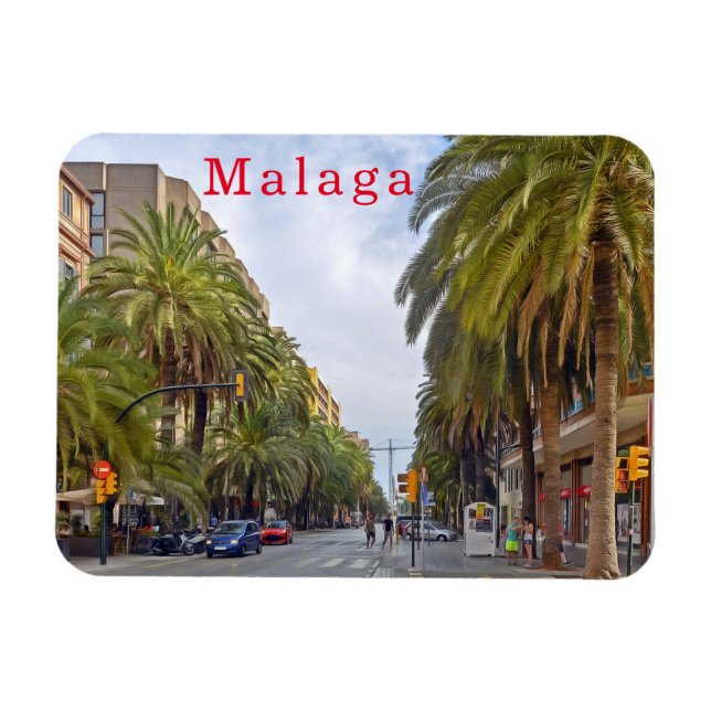 Malaga. #15. magnet (Horisontell)