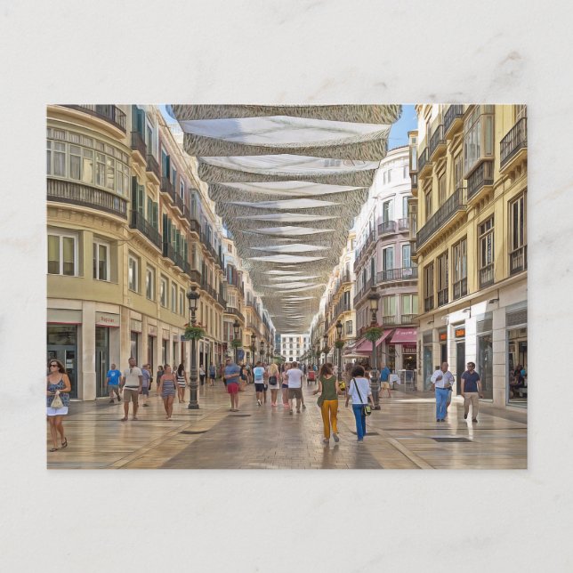 Malaga. #19. vykort (Framsida)