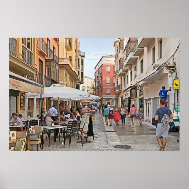 Malaga. #23. poster (Framsidan)