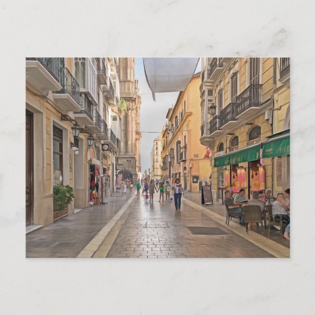 Malaga. 25. vykort (Framsida)