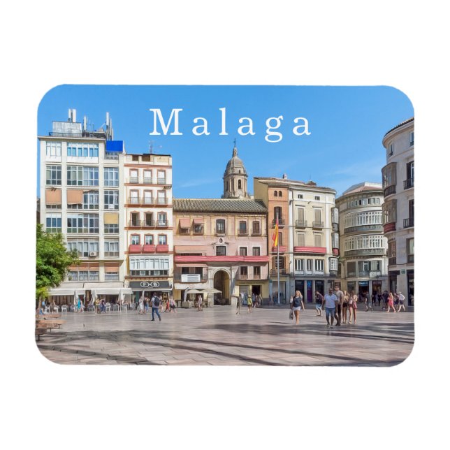 Malaga. 3. magnet (Horisontell)