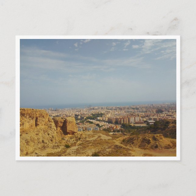 Malaga, Andalusien (Spanien) Vykort (Framsida)