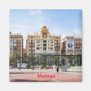 Malaga. Beskåda av staden centrerar Magnet