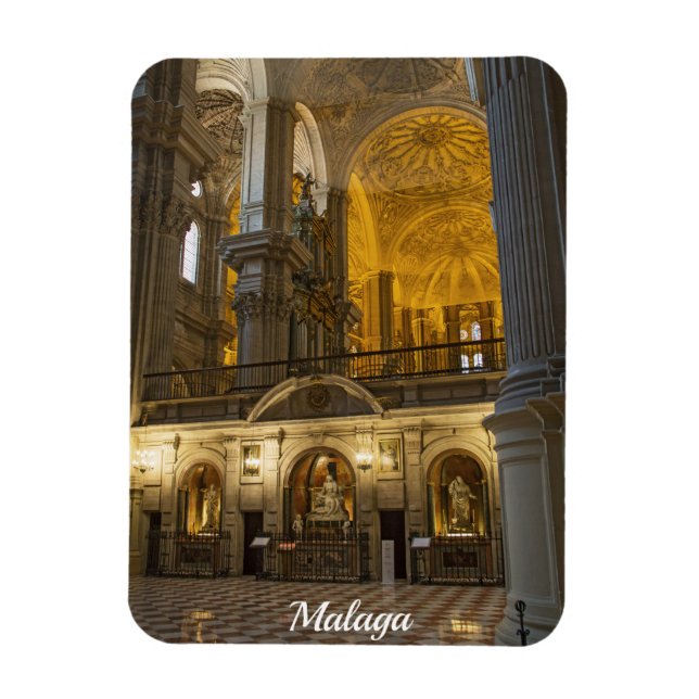 Malaga cathedral magnet (Vertikal)