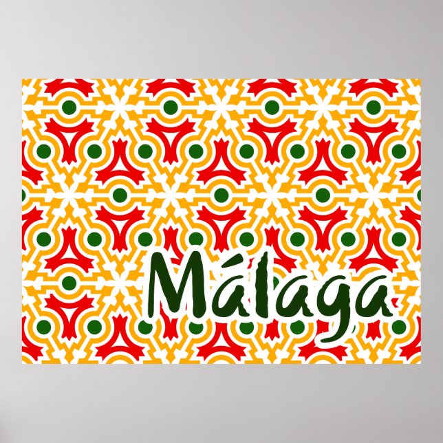 Malaga gatumurar 1 poster (Framsidan)
