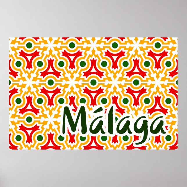 Malaga gatumurar 1 poster (Framsidan)