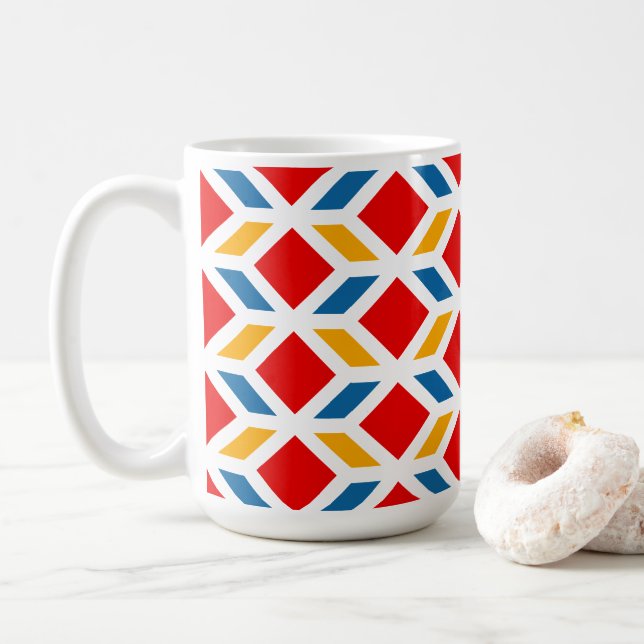 Malaga gatumurar 2 kaffemugg (Med munk)