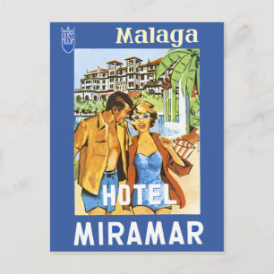 Malaga - Hotel Miramar Vykort