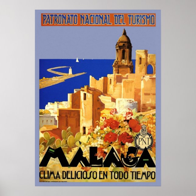 MALAGA POSTER (Framsidan)