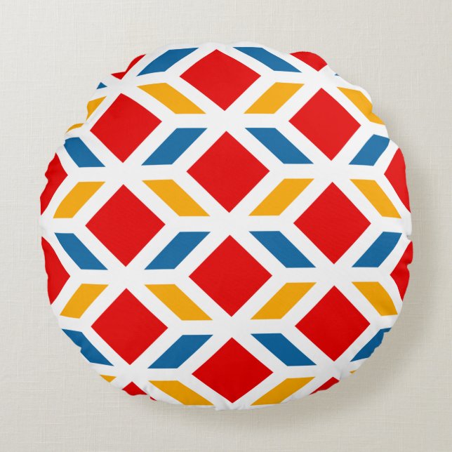 Malaga street walls 2 rund kudde (Framsidan)