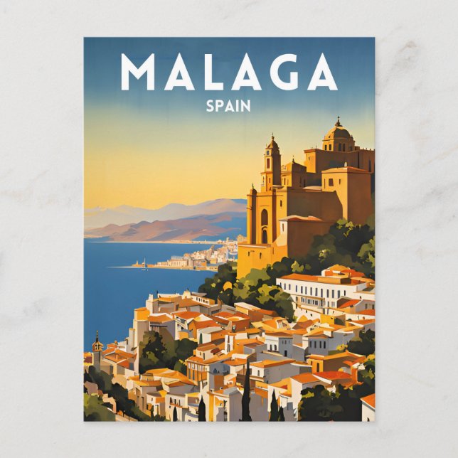 Malaga Vykort (Framsida)