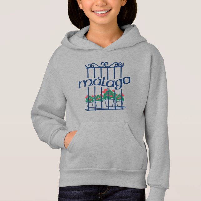 Malaga, window with flowers t shirt (Framsida)