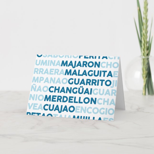Malaguita Tack Kort (Framsida)