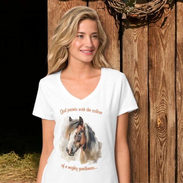 Målahäst Inspirerande T Shirt (Skapare uppladdad)