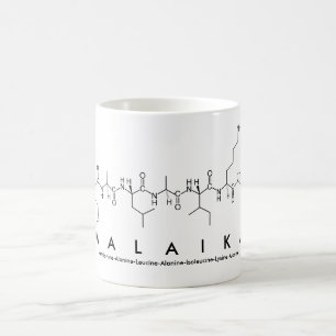 Malaika peptide namn mugg
