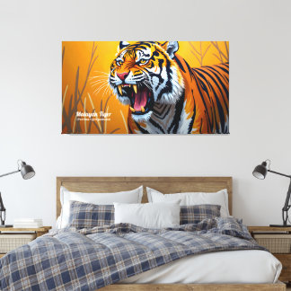 Malajisk tiger, Malaysias regnskogs själ Canvastryck
