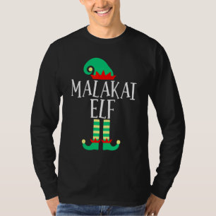 Malakai-älvfamiljens matchande julpyjamas t shirt
