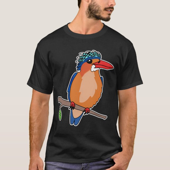 Malakitkungsfiskare T Shirt (Framsida)