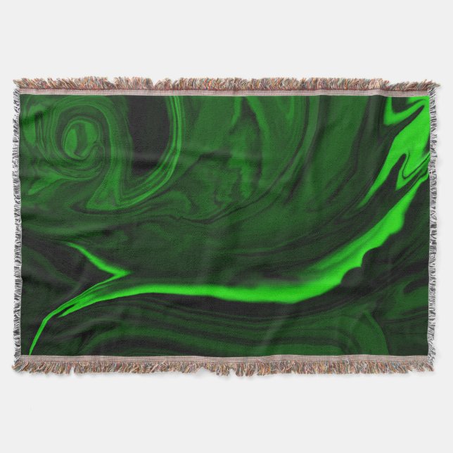 Malakitsten struktur grönt filt (Framsidan)